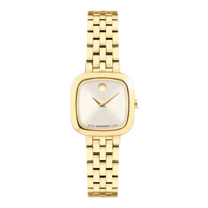 Movado Museum Classic 22mm Women's Watch, Champagne Dial