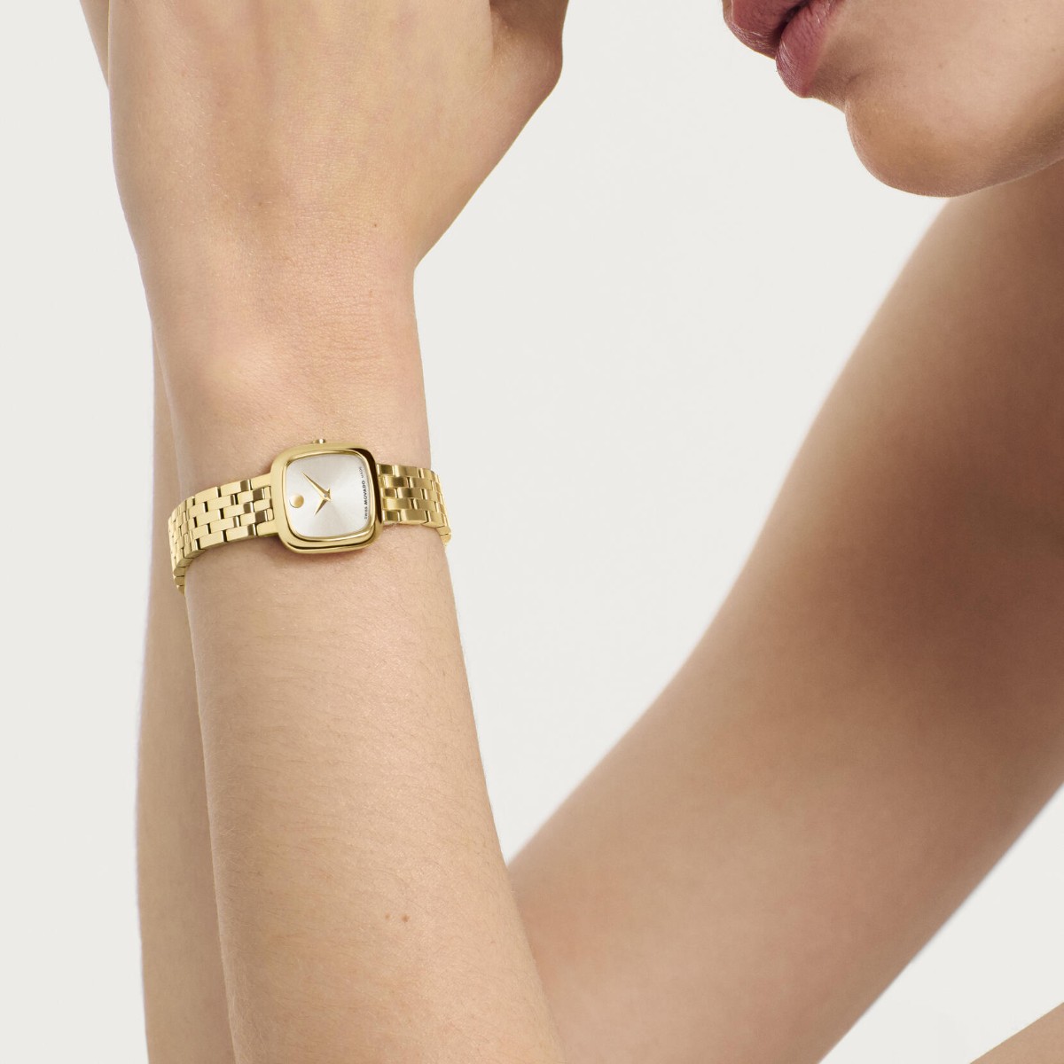 Movado Museum Classic 22mm Women's Watch, Champagne Dial