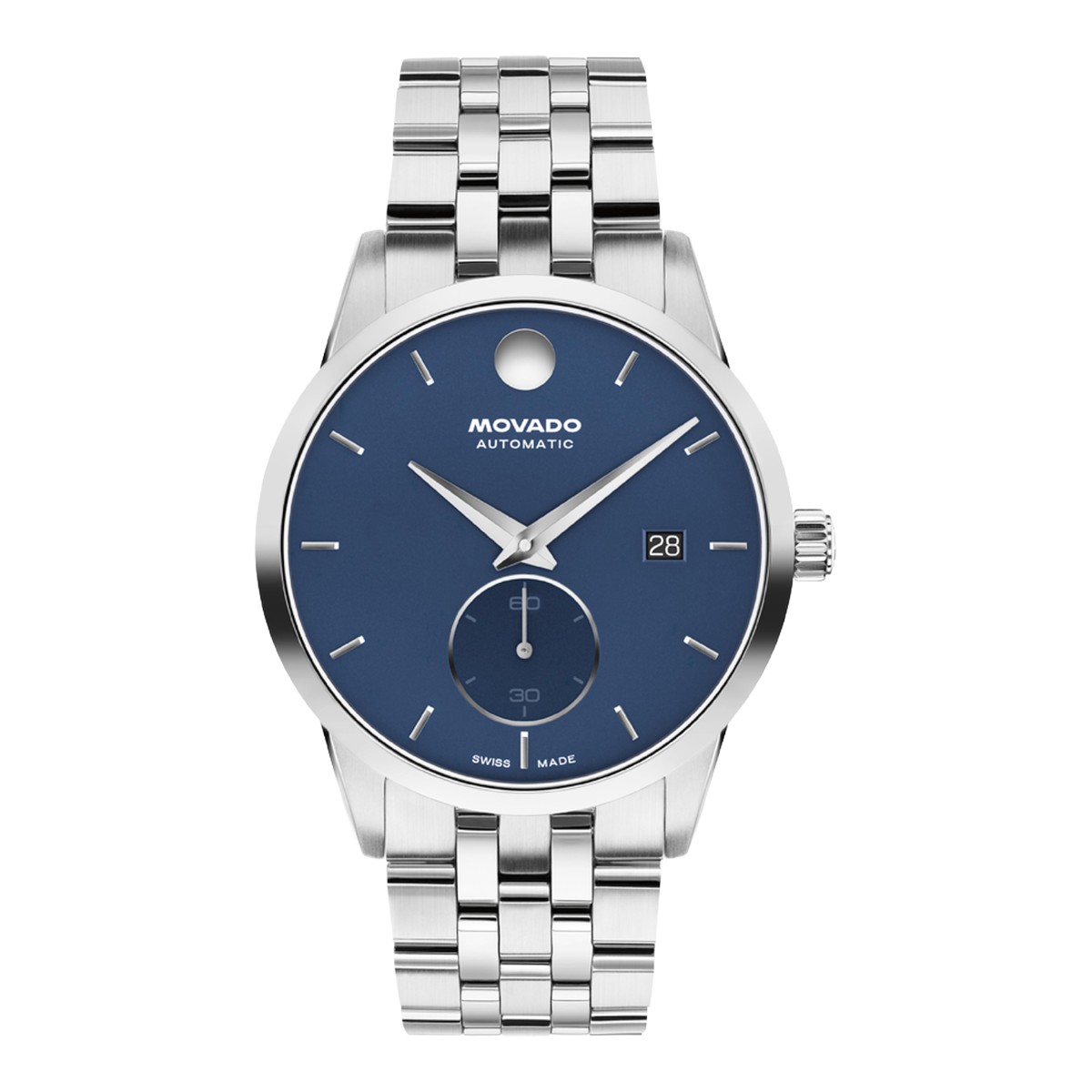 Movado Museum Taga 40mm Men's Watch, Blue Dial