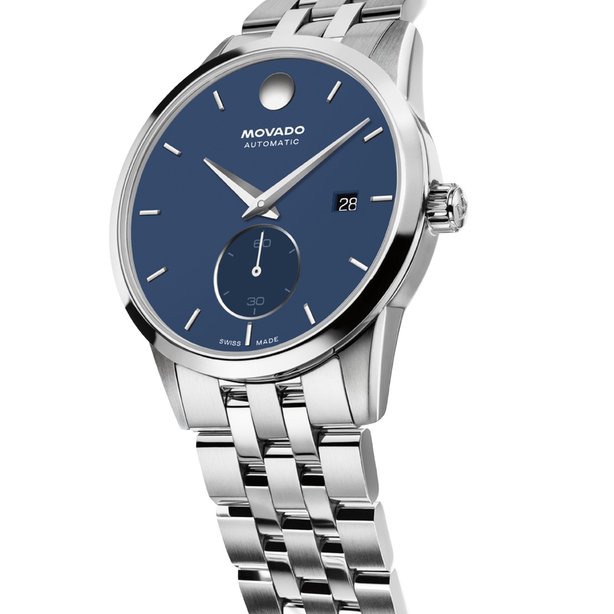 Movado Museum Taga 40mm Men's Watch, Blue Dial