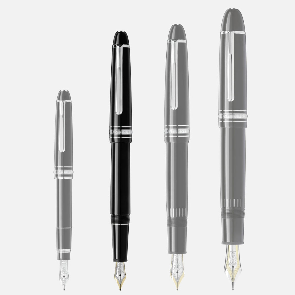 Montblanc Meisterstuck Platinum Coated Fountain Pen, Classique