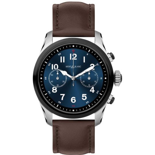 summit 2 bicolor steel and leather