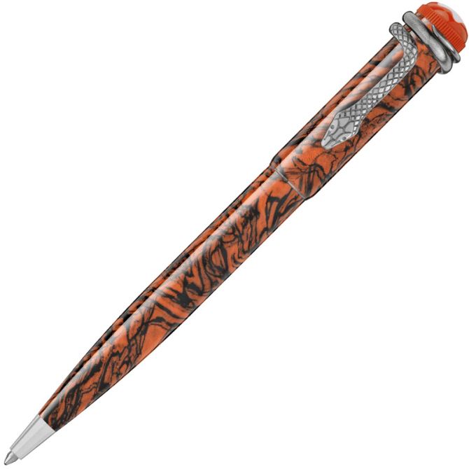 Montblanc Heritage Serpent Marble Special Edition Ballpoint Pen, Red and Black