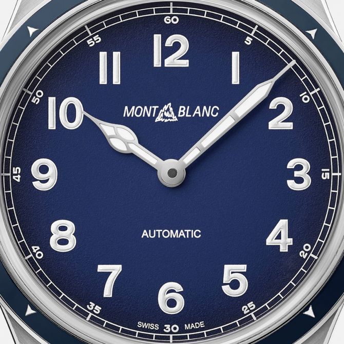 Montblanc 1858 Automatic 40mm Watch, Blue Dial | 126758 | Borsheims