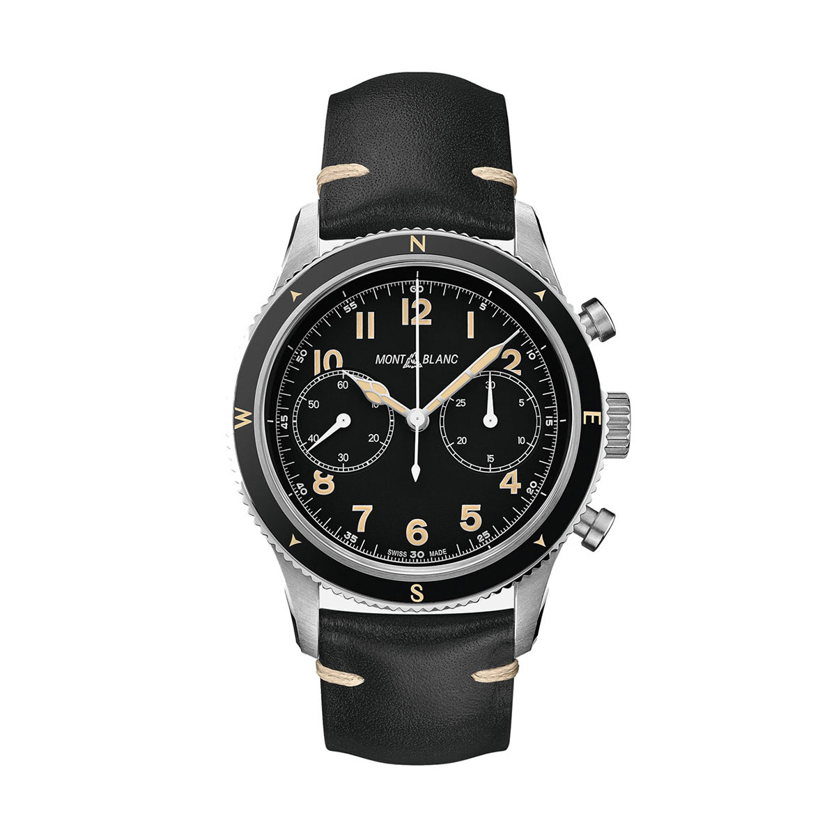 Montblanc 1858 Automatic Chronograph Limited Edition 42mm Watch, Black Dial
