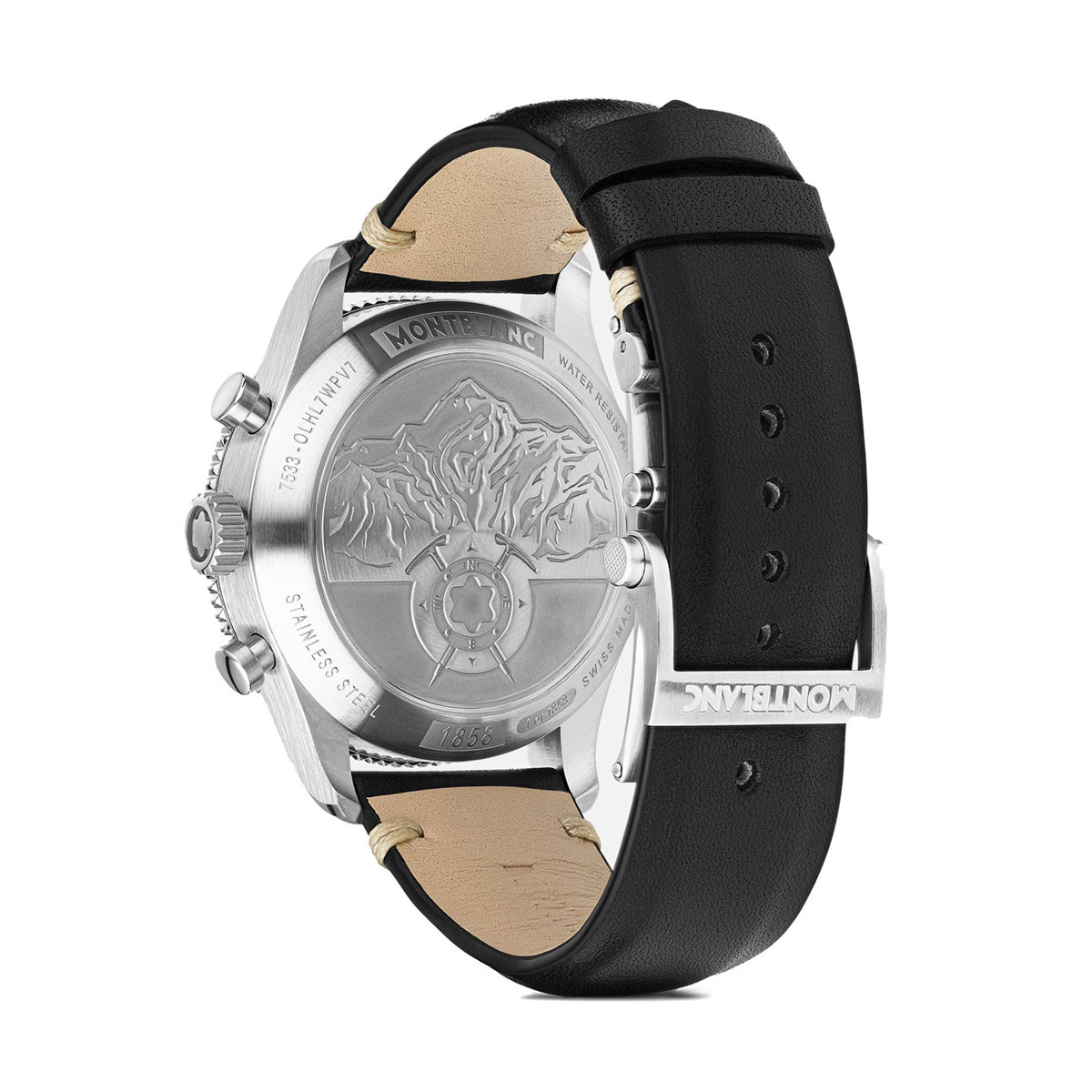 Montblanc 1858 Automatic Chronograph Limited Edition 42mm Watch, Black Dial