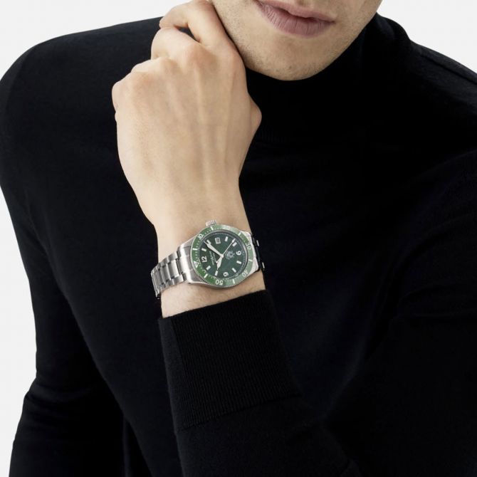 Montblanc 1858 Iced Sea Automatic Date 41mm Watch, Green Glacier  