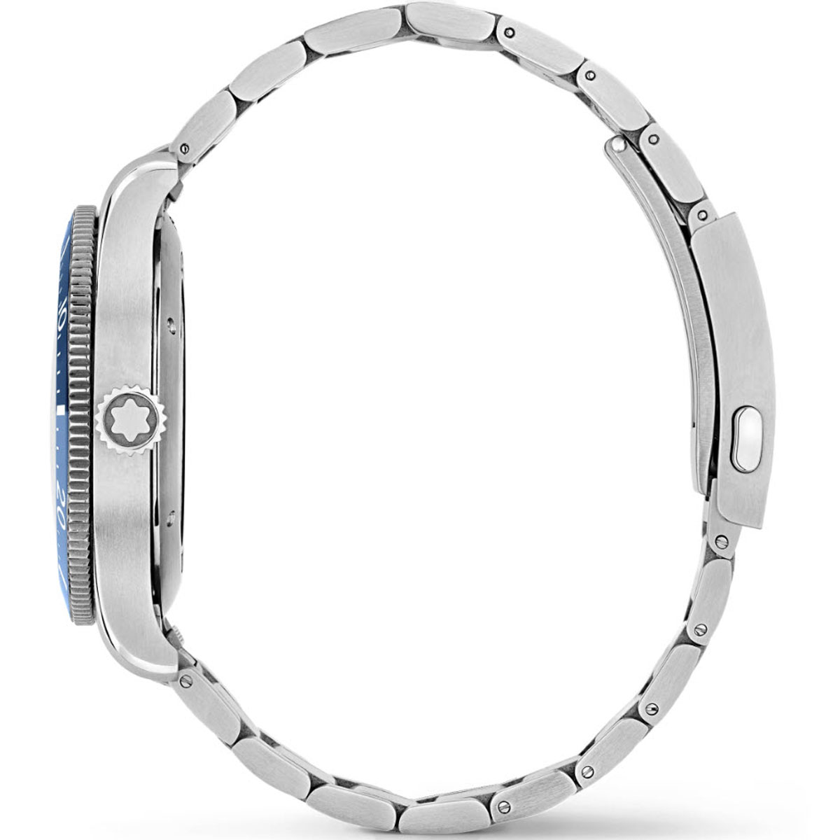 Montblanc 1858 Iced Sea Automatic Date 41mm Watch, Blue Glacier Pattern Dial