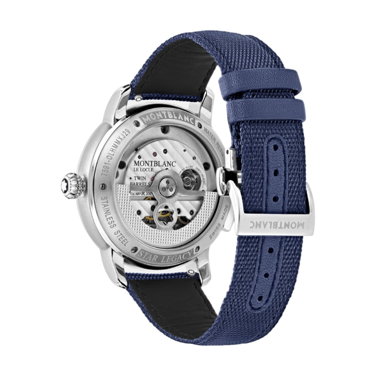 Montblanc Star Legacy Nicolas Rieussec Chronograph 43mm Men's Watch, Blue Dial