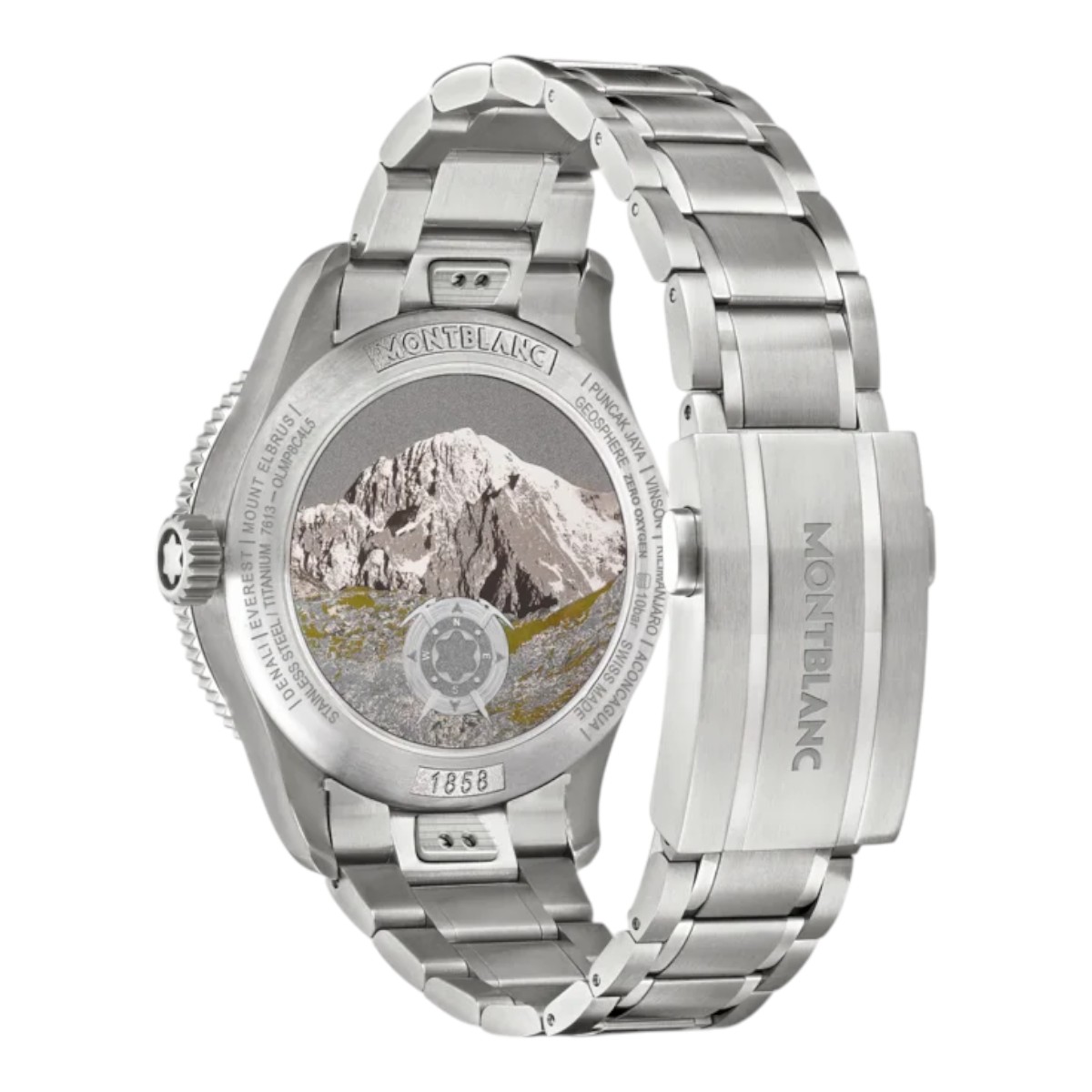 Montblanc 1858 Geosphere 0 Oxygen 42mm Men's Watch, Green Dial