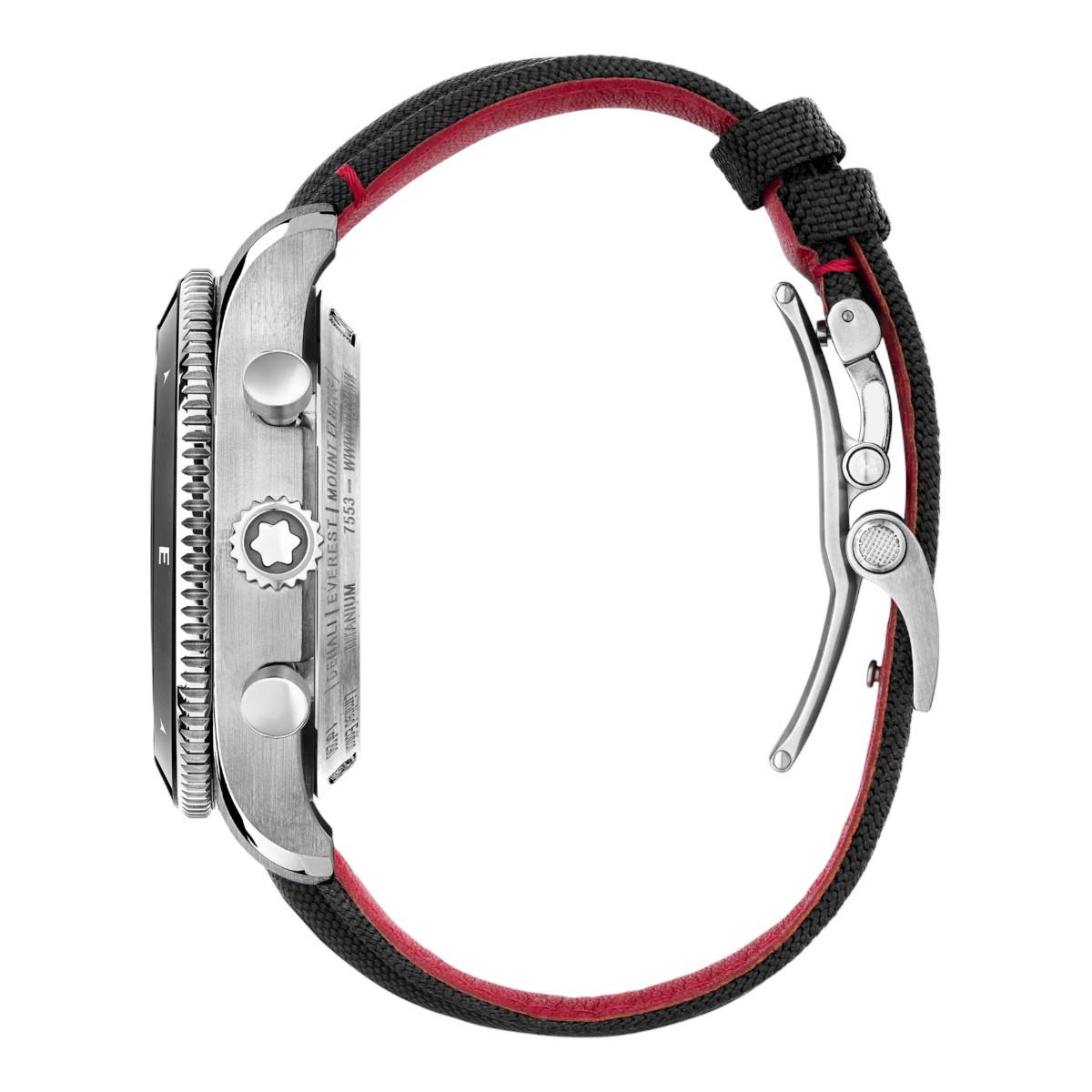 Montblanc 1858 Geosphere Chronograph 0 Oxygen Limited Edition 44mm Men's Watch, Red Dial