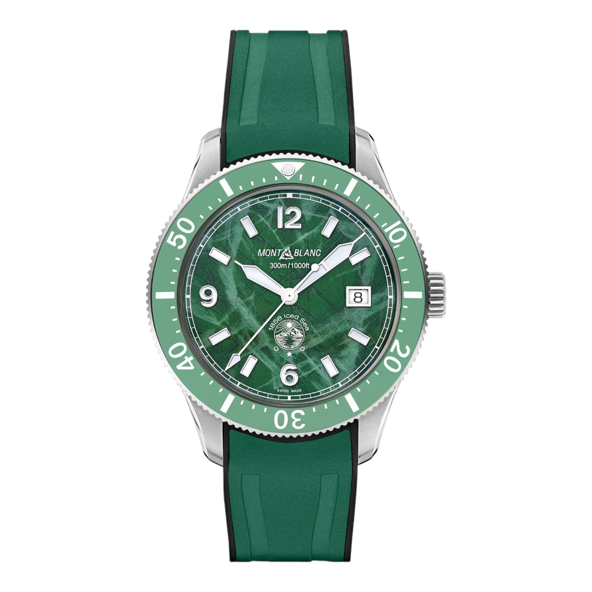 Montblanc Iced Sea Automatic Date 41mm Men's Watch, Green Dial