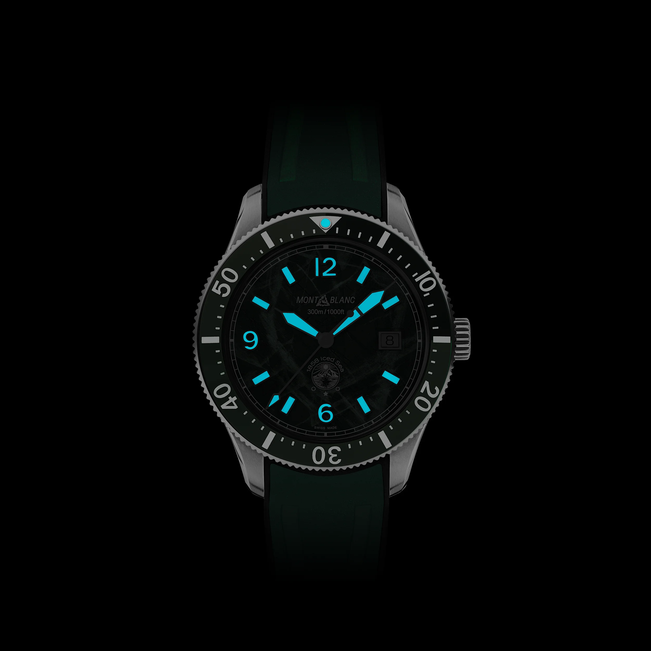 Montblanc Iced Sea Automatic Date 41mm Men's Watch, Green Dial