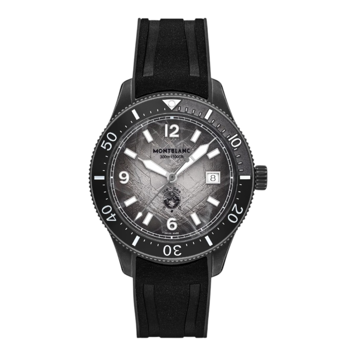 Montblanc Iced Sea Automatic Date 0 Oxygen 41mm Men's Watch, Grey Dial