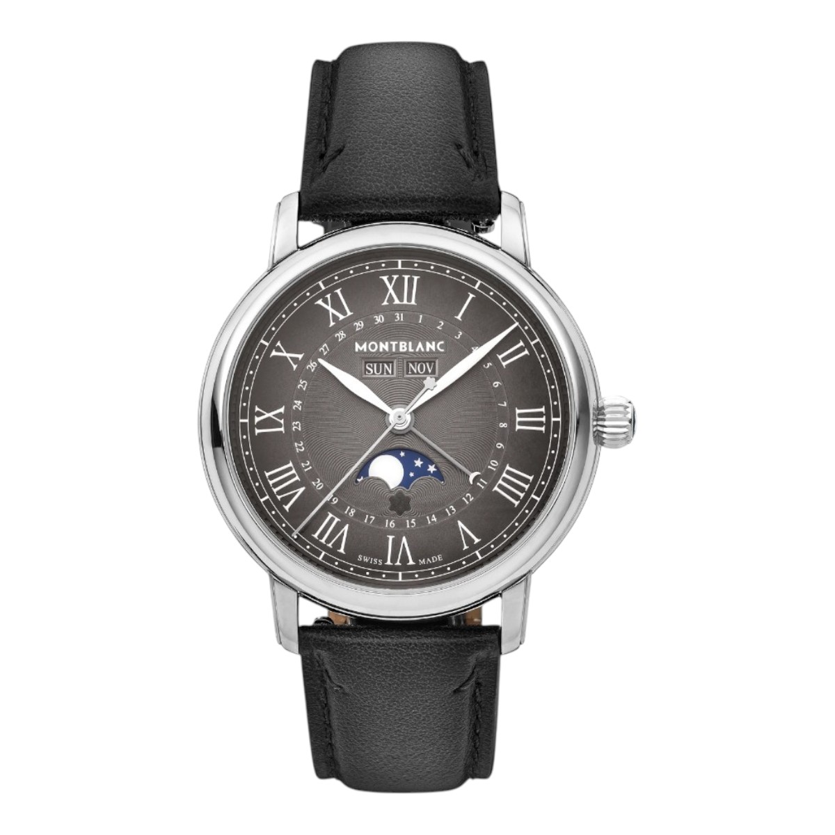 Montblanc Star Legacy Full Calendar 42mm Men's Watch, Grey Dial
