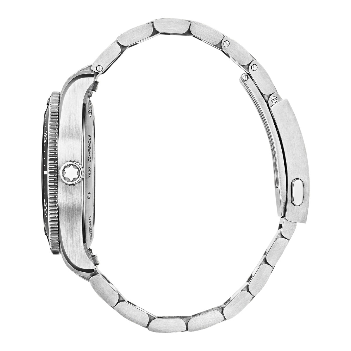 Montblanc Iced Sea Automatic Date 0 Oxygen 38mm Watch, Black Glacier Dial