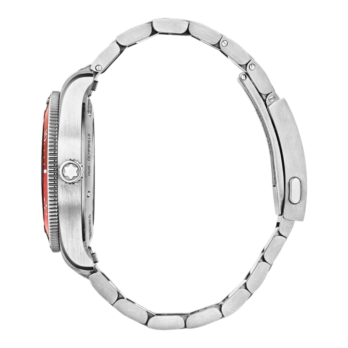 Montblanc Iced Sea Automatic Date 0 Oxygen Limited Edition 38mm Men's Watch, Coral Red Dial