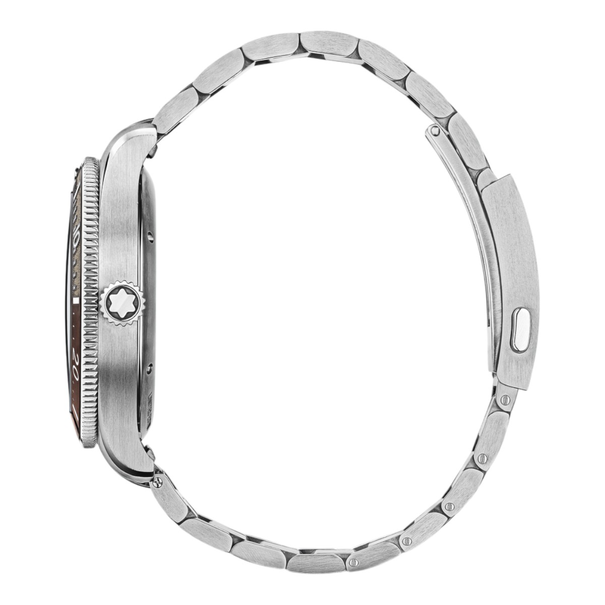 Montblanc Iced Sea Automatic Date 0 Oxygen Limited Edition 41mm Men's Watch, Brown Dial