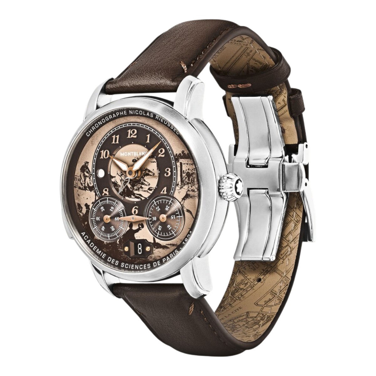 Montblanc Star Legacy Nicolas Rieussec Chronograph 43mm Limited Edition Men's Watch, Brown Toned Dia