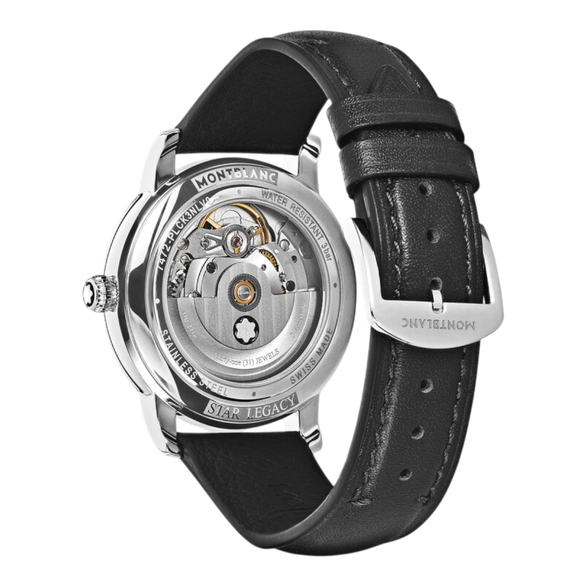 Montblanc Star Legacy Small Second 36mm Women's Watch, Anthracite Dial