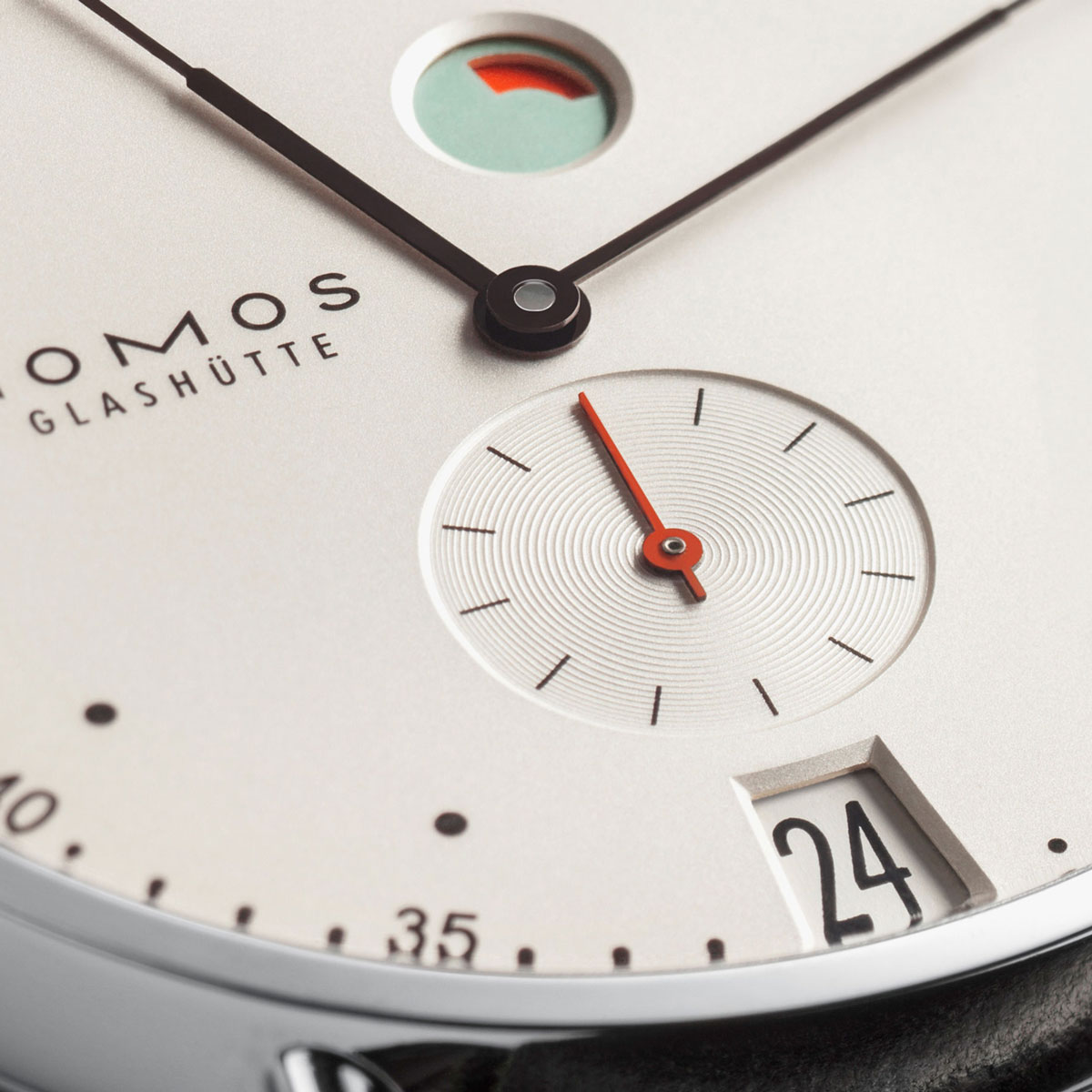 Nomos Glashutte Metro Datum Gangreserve 37mm Men's Watch