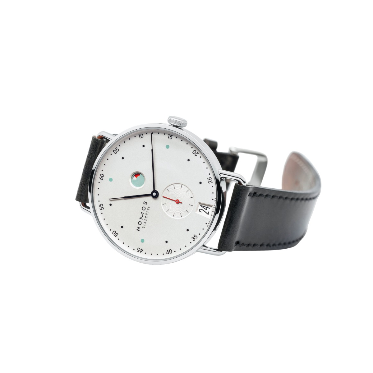 Nomos Glashutte Metro Datum Gangreserve 37mm Men's Watch