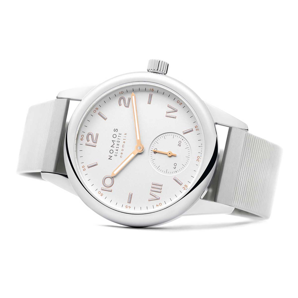 Nomos Glashutte Club Campus Neomatik 37mm Watch, White Dial