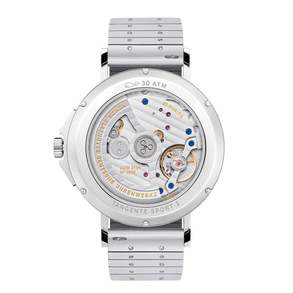 Nomos Glashutte Tangente Sport Neomatik 42 Date 42mm Watch, White Dial