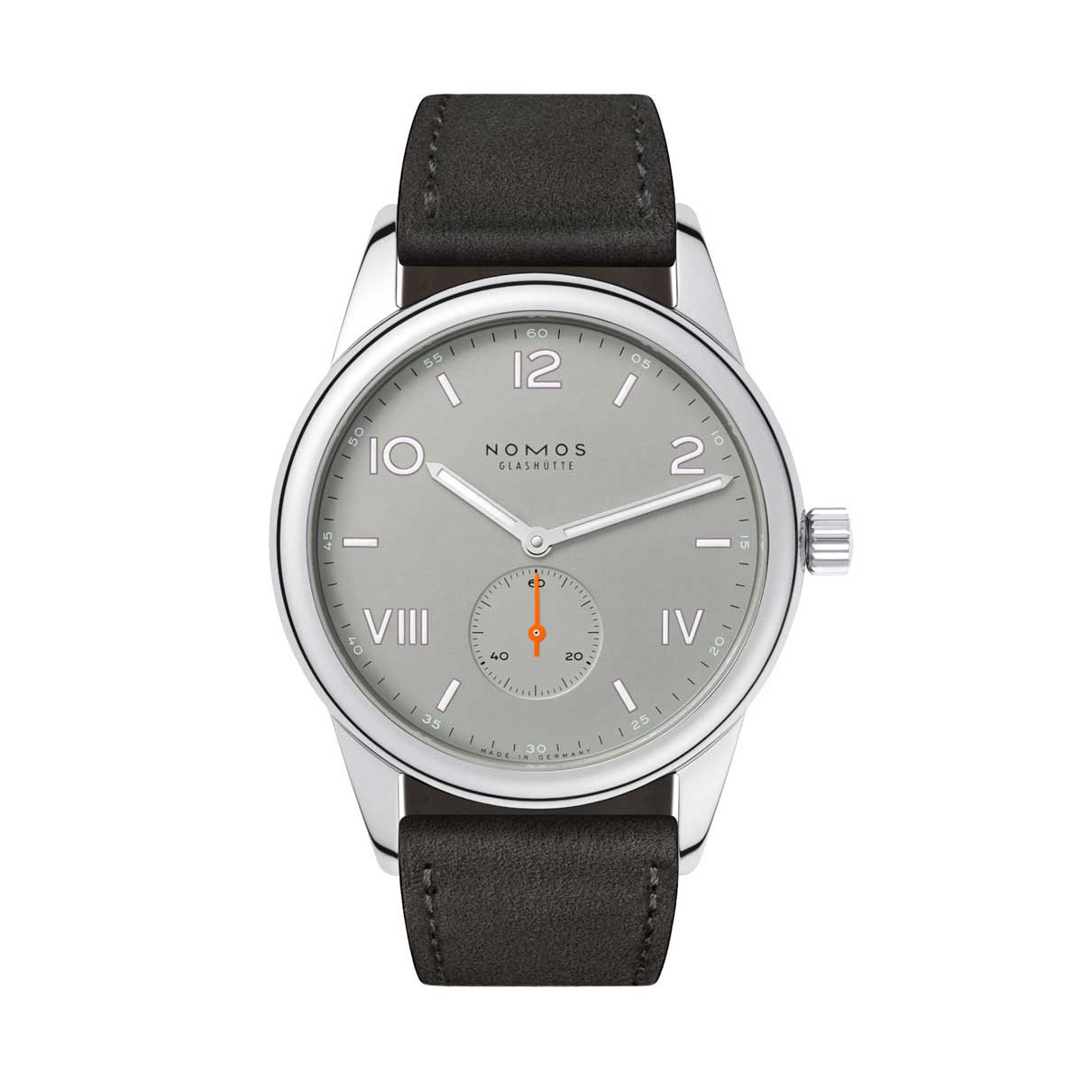 Nomos Club Campus 38mm Watch, Absolute Grey Dial