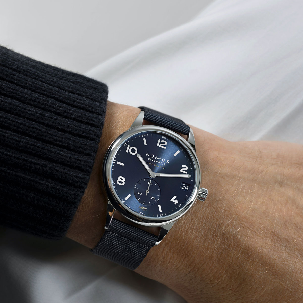 Nomos Glashutte Club Sport Neomatik 42mm Date Blue Watch