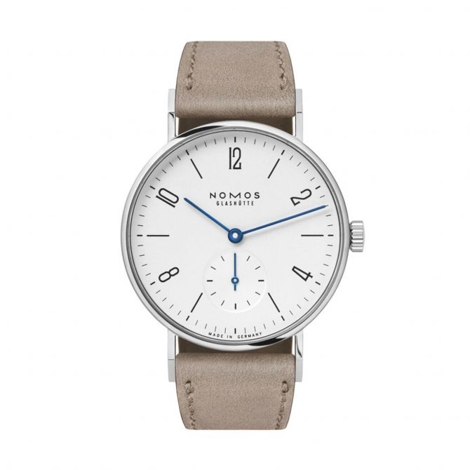 Nomos Glashutte Tagente 33mm Watch, White and Black Dial