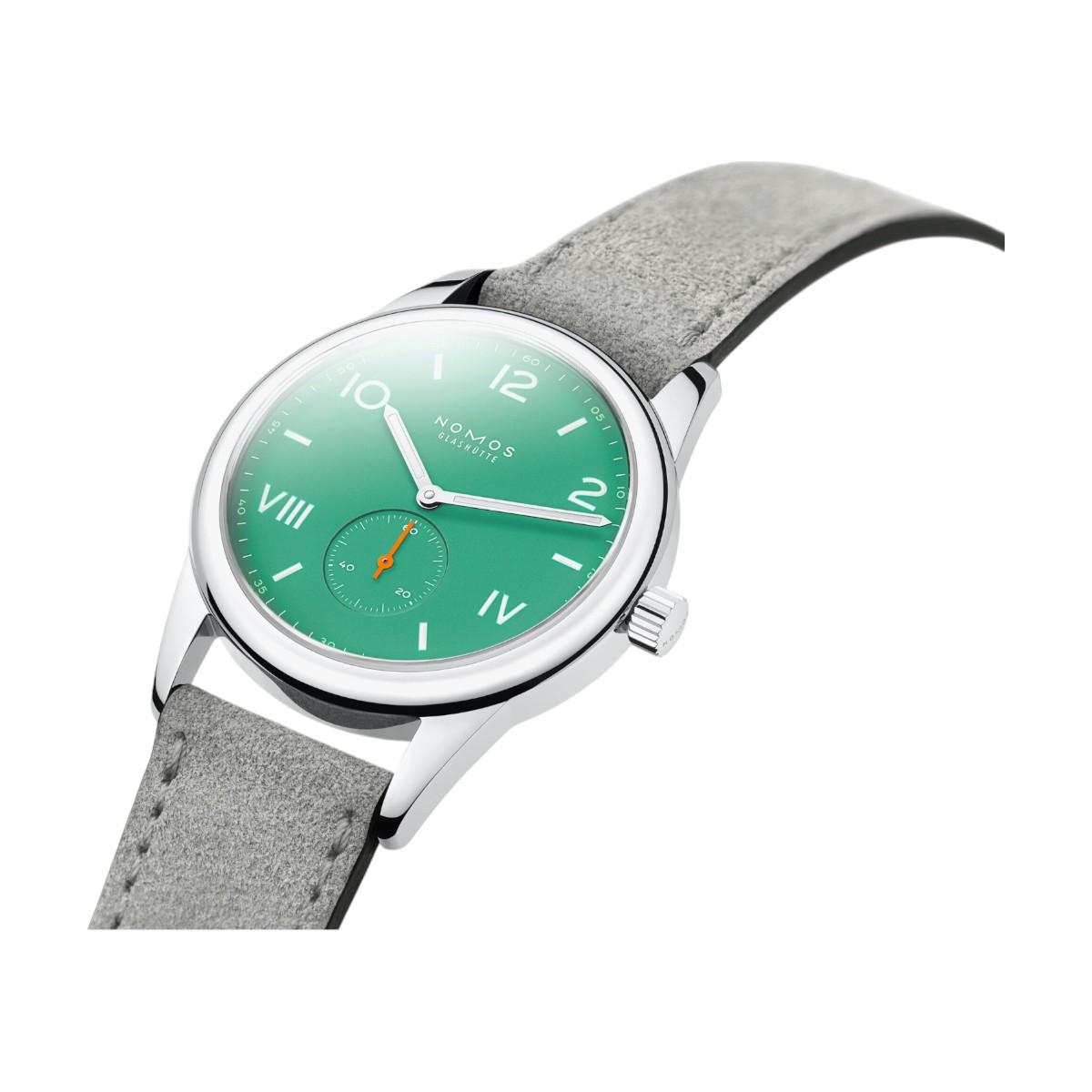 Nomos Glashuette Club Campus 38mm Men's Watch, Electric Green