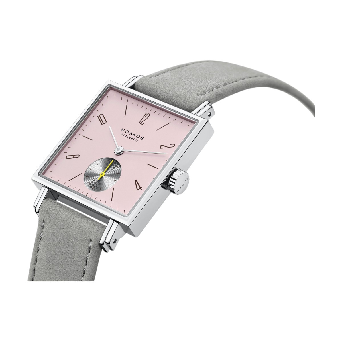 Nomos Glashuette Tetra Die Wildentschlossene 29.5mm Women's Watch, Rose Dial