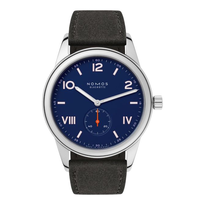 Nomos Glashuette Club Campus Night Sky 38mm Men's Watch, Blue Dial