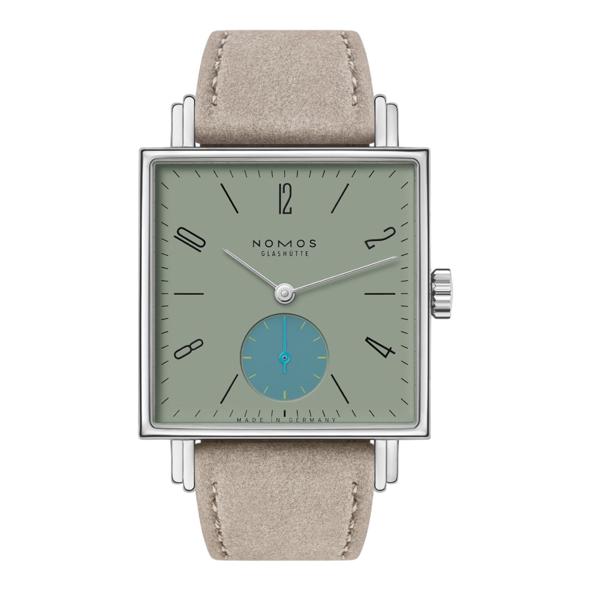 Nomos Glashuette Tetra Salvia 29.5mm Women's Watch, Sage Green Dial