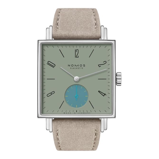 Nomos Glashuette Tetra Salvia 29.5mm Women's Watch, Sage Green Dial