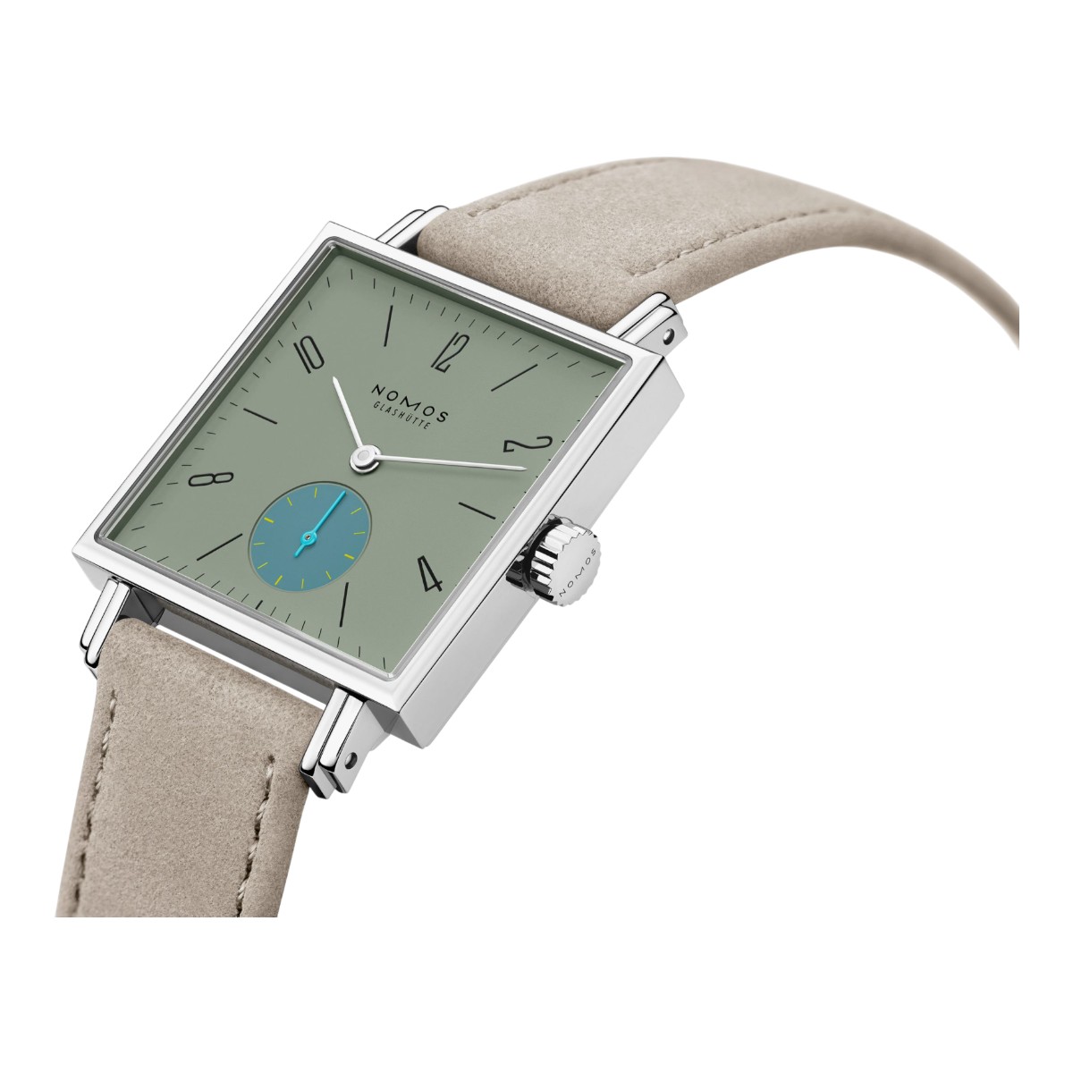 Nomos Glashuette Tetra Salvia 29.5mm Women's Watch, Sage Green Dial