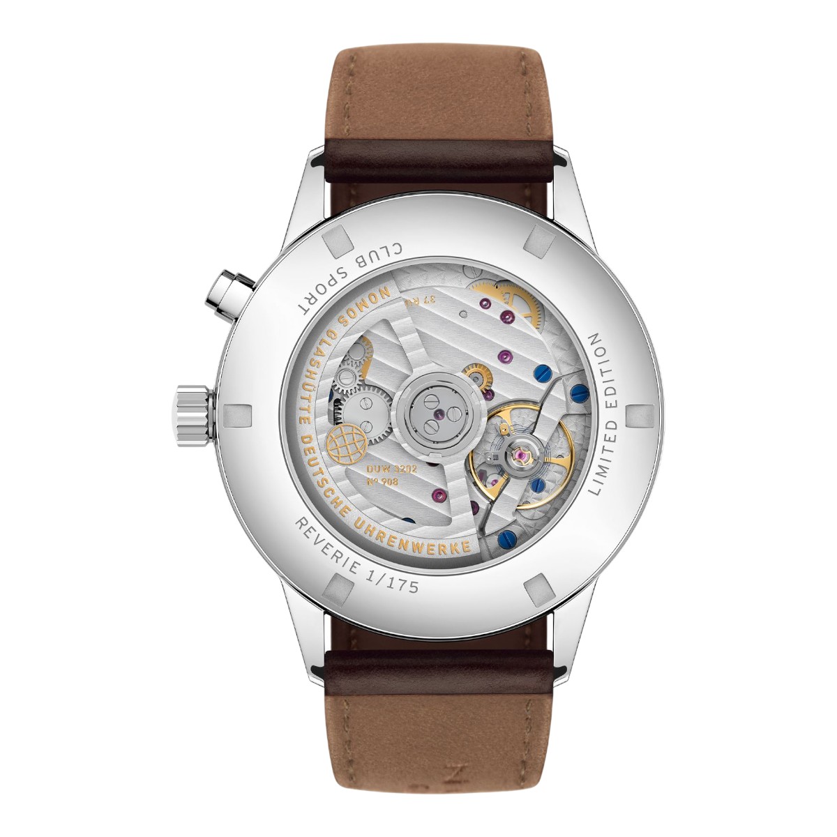 NOMOS Glashuette Club Sport Neomatik Worldtimer Reverie 40mm Men's Watch, Champagne Gold Dial