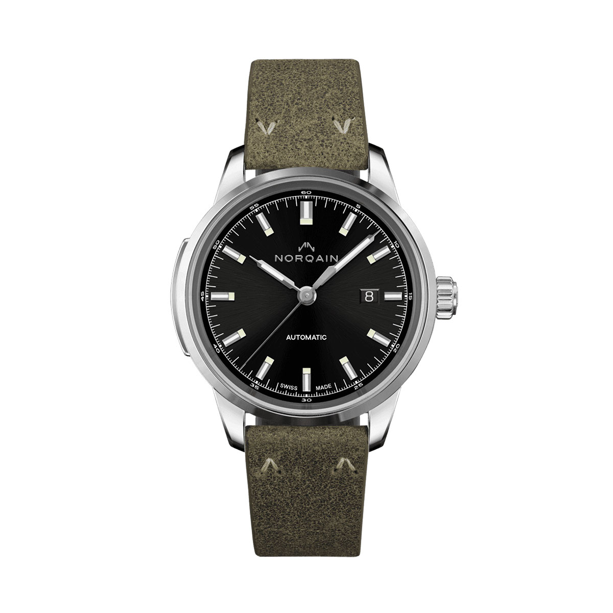Norqain Freedom 60 42mm Watch, Truffle Norlando Band