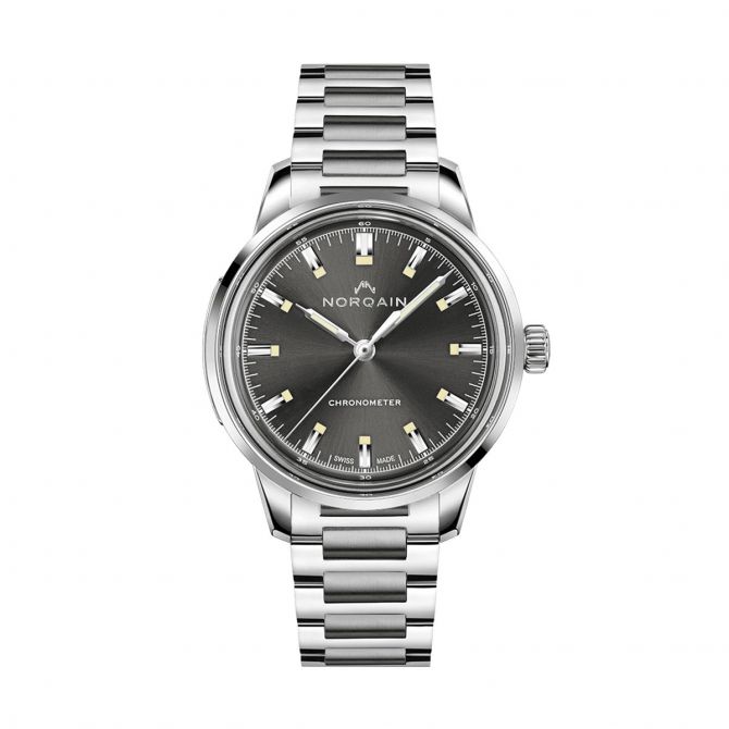 Norqain Freedom 60 39mm Watch, Stainless Steel Bracelet