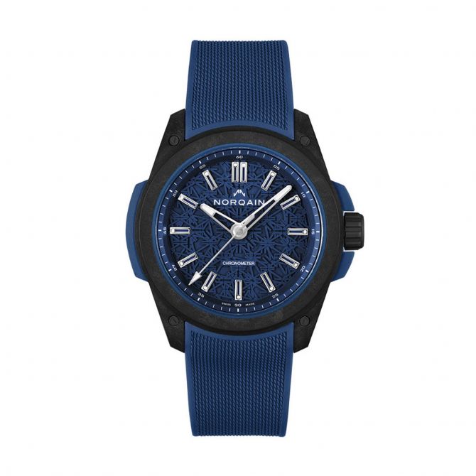 Norqain Wild One 42mm Watch, Blue and Black Dial
