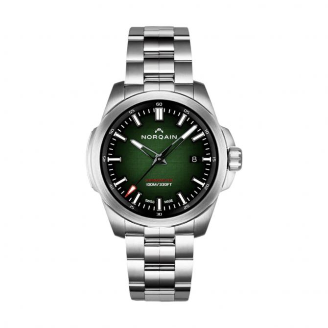 Norqain Independence 40mm Men's Watch, Green Gradient Dial