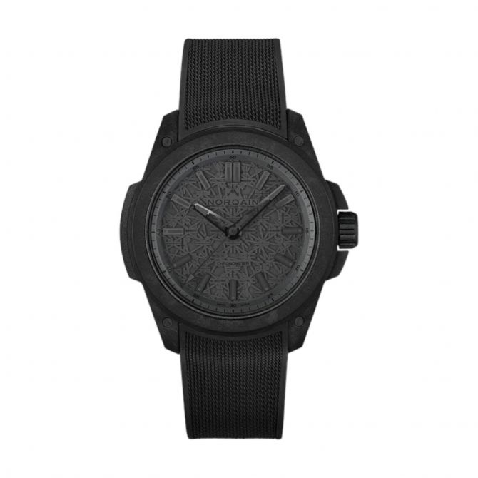 Norqain Wild One 42mm Men's Watch, Black Pattern Dial
