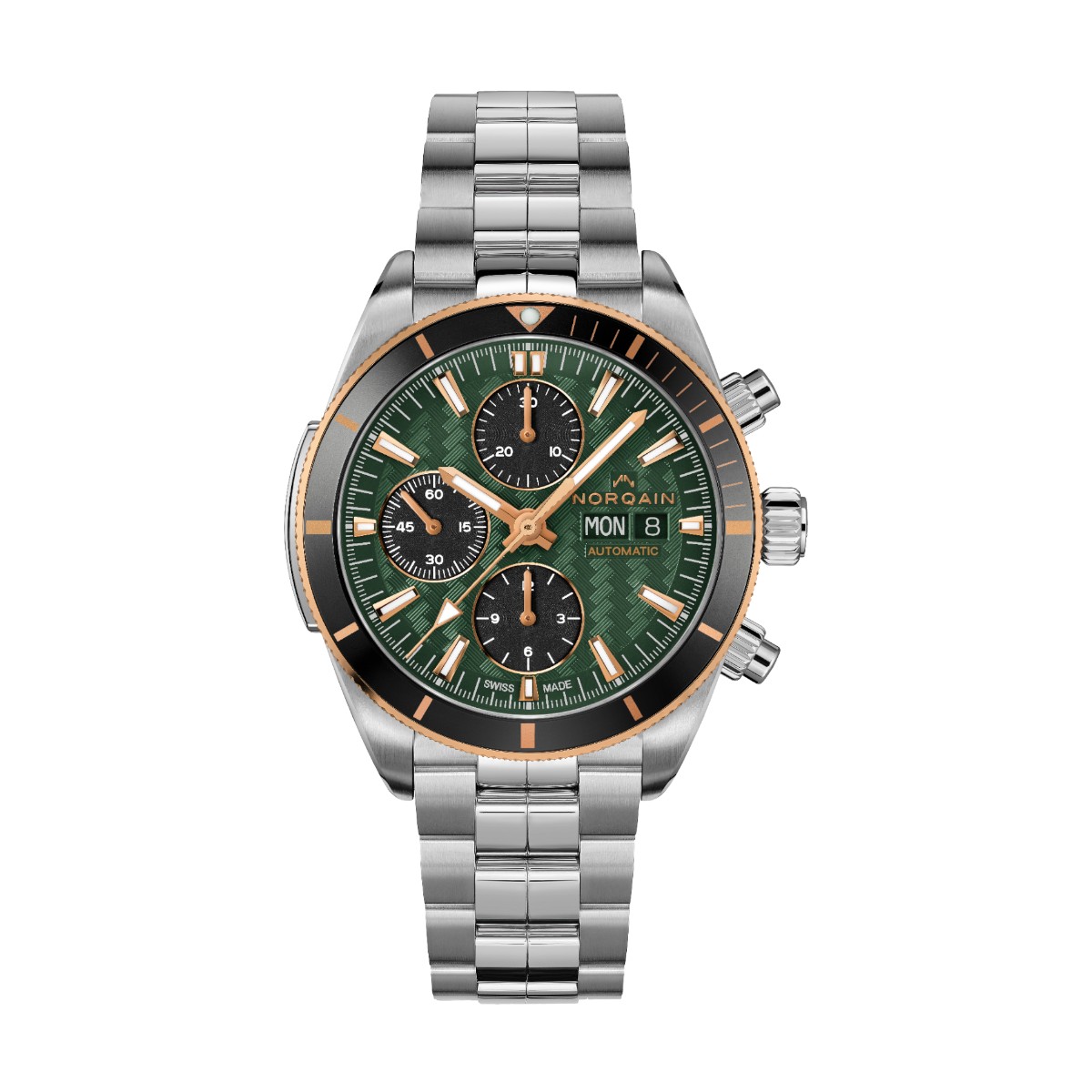 Norqain Adventure Sport Chronograph 41mm Men's Watch, Green Dial