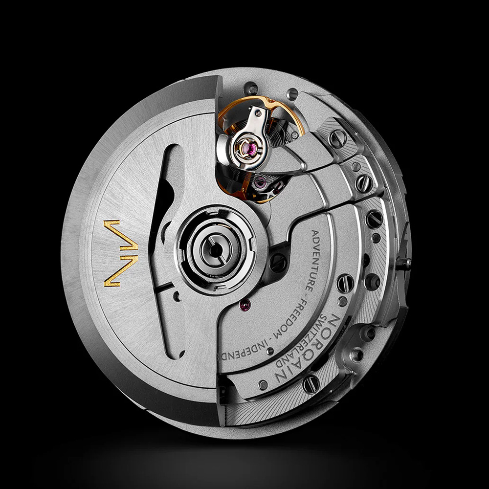 Norqain Adventure Neverest GMT Glacier Black Rubber Strap41 mmWatch