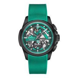 Norqain Independence Wild One 42mm Watch, Black Lion Fur Dial