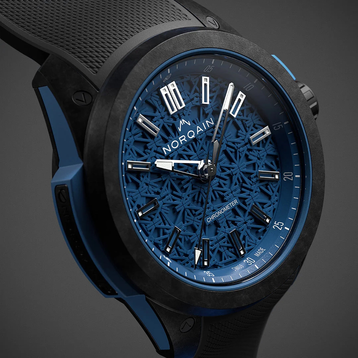 Norqain Wild One 42mm Watch, Blue Dial
