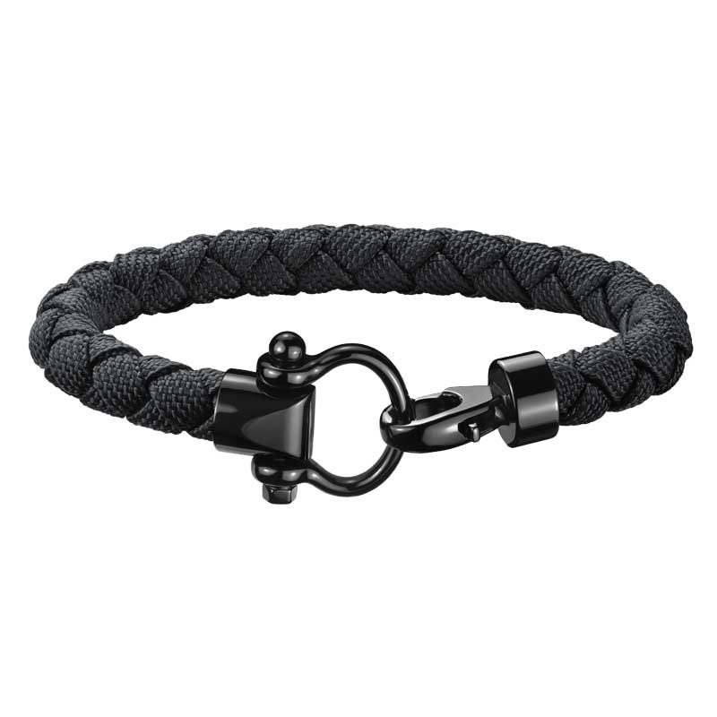Omega Black Nylon Sailor Bracelet OBA05CW0000204 Borsheims