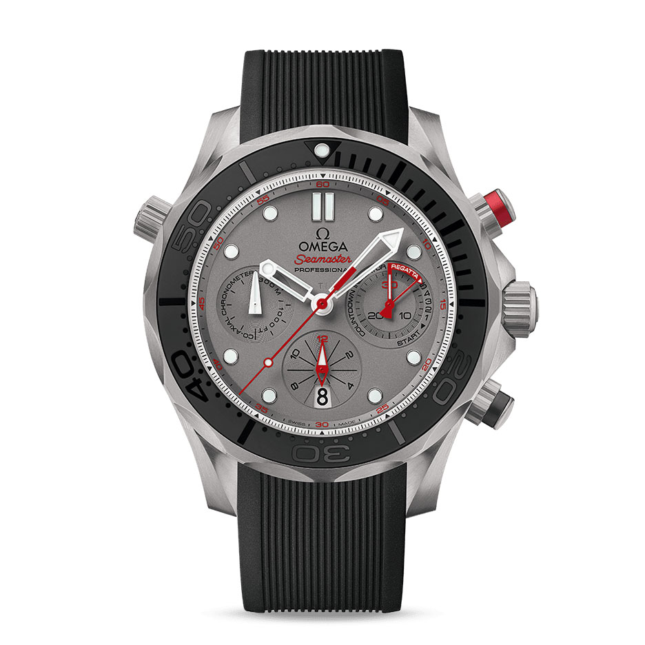 omega seamaster diver automatic chronograph men's watch
