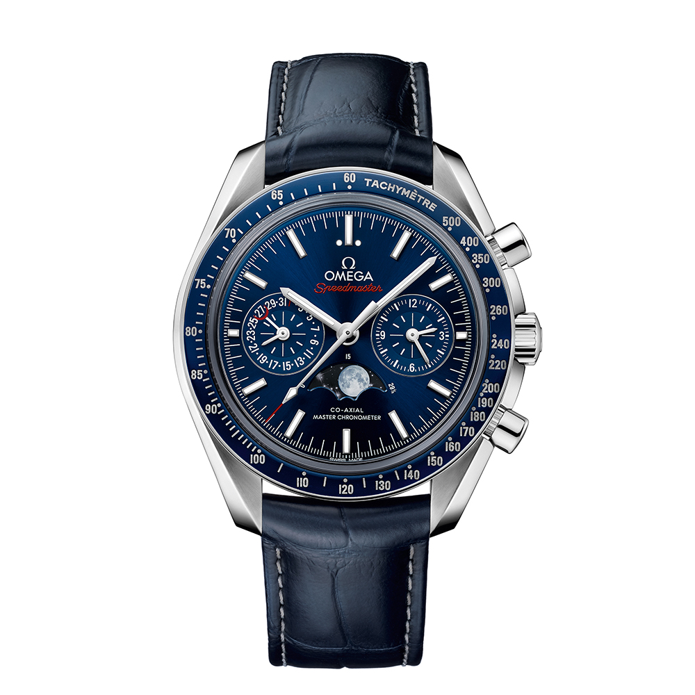Omega Speedmaster Moonphase 44mm Men's Watch, Blue Dial
